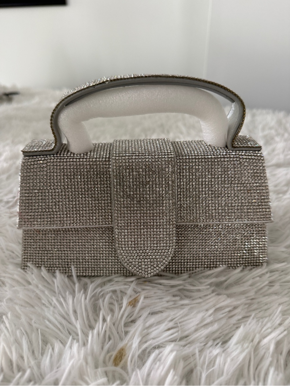 Steve Madden handbag crystal rhinestone chain shoulder strap